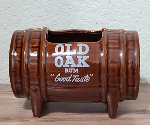 ASHTRAY adv.  OLD OAK RUM  BARREL SHAPE