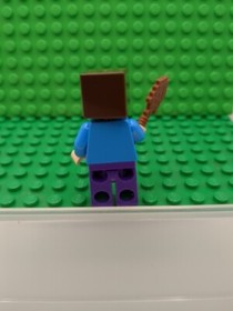 LEGO Minecraft Steve Minifigure W/Axe 21115 The First Night 