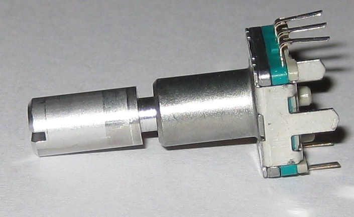 Alps Rotary Encoder w/ Momentary Switch - 30 Detents / 360 Degrees