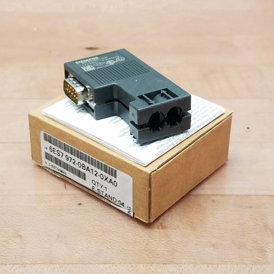 Siemens 6ES7 972-0BA12-0XA0, Profibus Connector - NEW