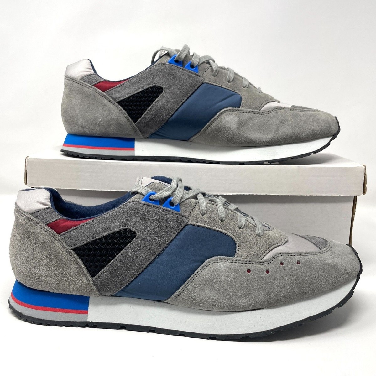 Reproduction of Found French Military Trainer Gray Blue Men Size 