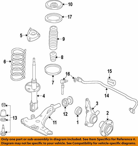 Genuine Front Left Lower Control Arm 2011-2013 for Hyundai / Kia 54500-3W102 - Picture 5 of 5