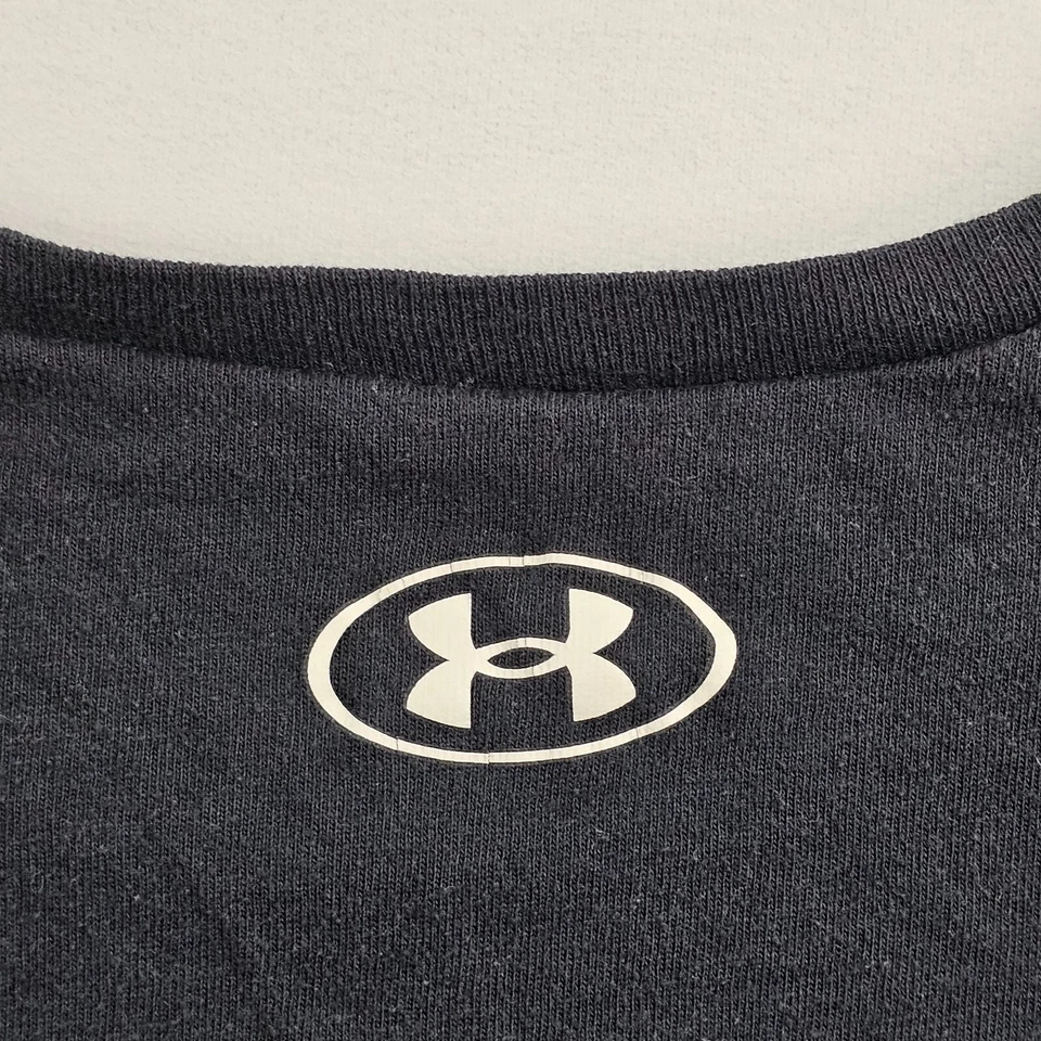 Under Armour Loose FTBL Football Black Short Sleeve T-Shirt Boys' L - Image 4 of 4