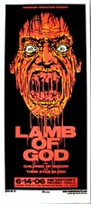 Lamb Of God Concert Poster 2006 Mike Martin