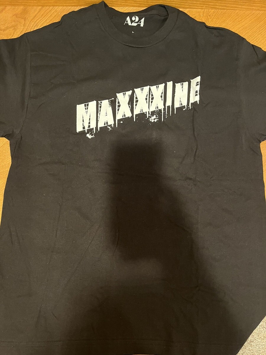 A24 Maxxxine Mia Goth Ti West Studio Promo Promotional T Shirt Size L Brand  NEW