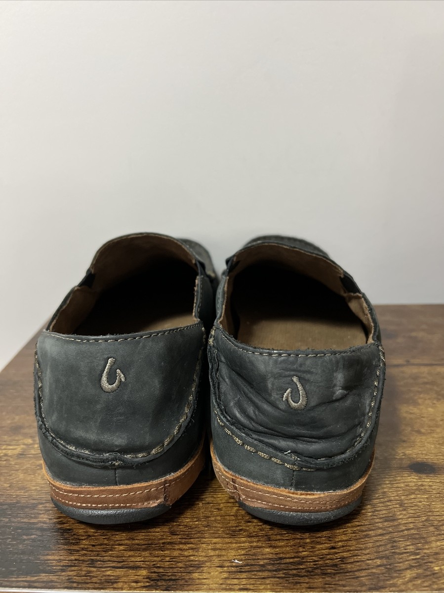 Olukai Mens Moloa Black Toffee Men display picture 2