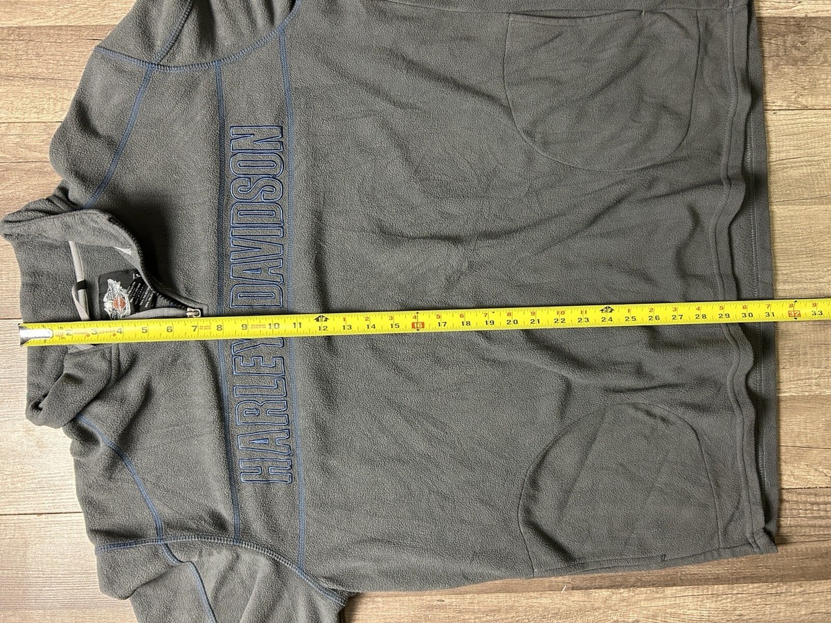Harley Davidson Genuine Motor Clothes Sweater Men's Size Large 1/4