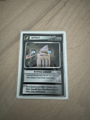 Star Trek CCG 1E - Artifact Interphase Generator - Premiere Beta (WB95) STCCG