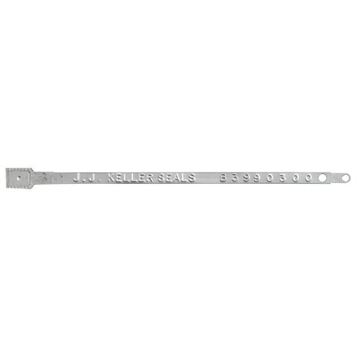 Flat-End Heavy-Duty Metal Seal 100-Pk. - 8.375'' Tamper-Evident, Tin-Plated Steel