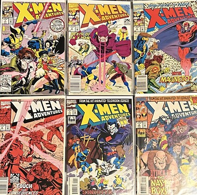 X-Men Adventures #1-4 II #1-2 NM/VF+ 1st Morph Direct & Newsstands Marvel Comics