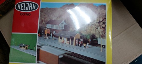 Vintage HELJAN HO model BUILDING KITS train shops petrol STATIONS kit buildings - Picture 281 of 493
