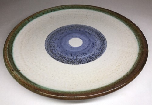 Rare Grand Plat Rond De L'Atelier La Roue Vallauris Vintage H 3,5 D 30 Cm - Imagen 4 de 9