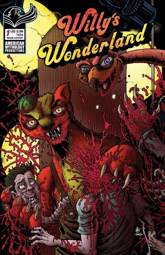 Cómics de la precuela #1-4 de Willy's Wonderland #1-4 casi nuevo 2022 de mitología americana - Imagen 4 de 16