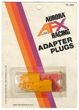 1976 Aurora NY AFX Racing HO Slot Car Track CONTROLLER ADAPTER PLUGS 2552 Carded