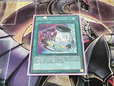 YuGiOh Pot of Dichotomy 1st Edition Secret Rare MP14-EN172 Near Mint | eBay YuGiOh Pot of Dichotomy 1st Edition Secret Rare MP14-EN172 Near Mint | eBay