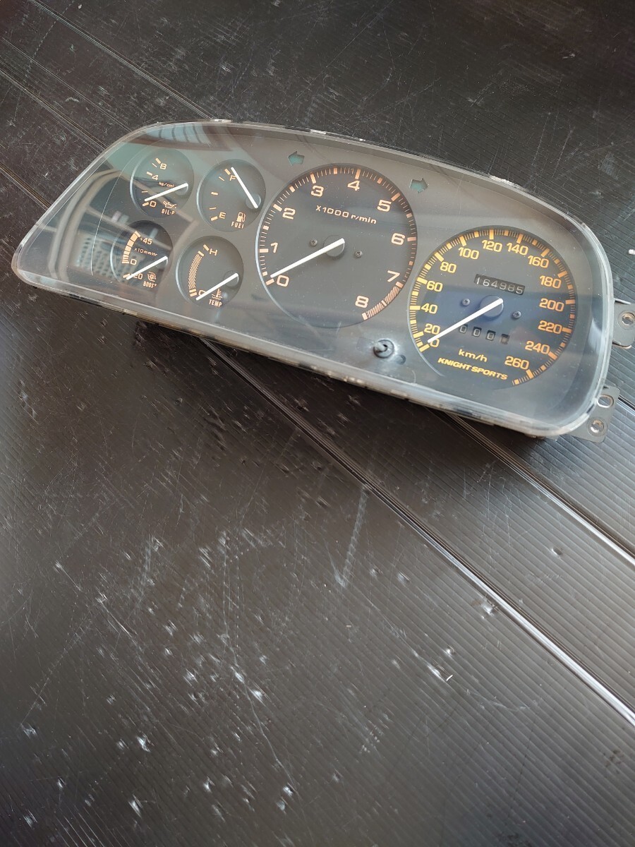 Mazda RX-7 FC3S KNIGHT SPORTS Full Scale Meter Cluster 260km/h | eBay
