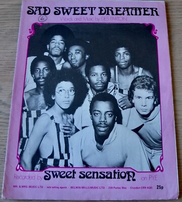 SWEET SENSATION SAD SWEET DREAMER ORIGINAL NOTEN (1974) POP SOUL ENGLAND