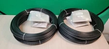 (QTY. 4) Amphenol 8 Fiber Optic Drop Cable 150' SC/APC (4) LC/UPC (4) PIGTAIL