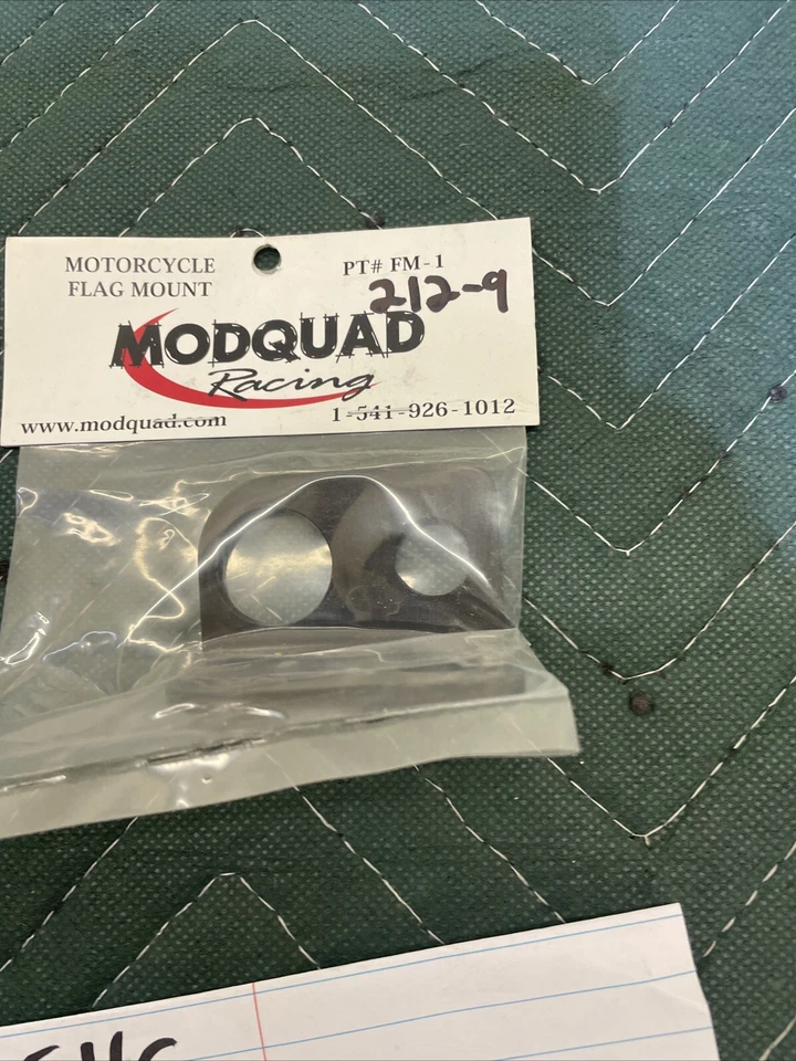 Modquad Racing Motorcycle Black Flag Mount 28-43607 212 - Image 3 of 4