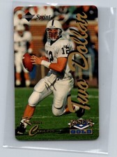 1995 Classic Assets Gold Kerry Collins Phone Cards $2 #NNO / 7741