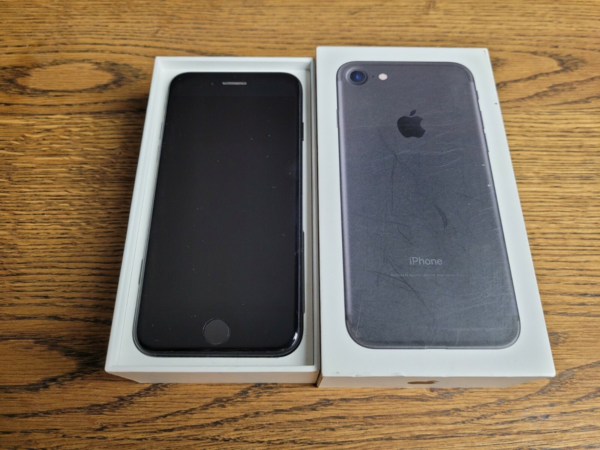 Apple iPhone 7 256GB Matte Black Verizon Unlocked Good Apple iPhone 7 256GB Matte Black Verizon Unlocked Good
