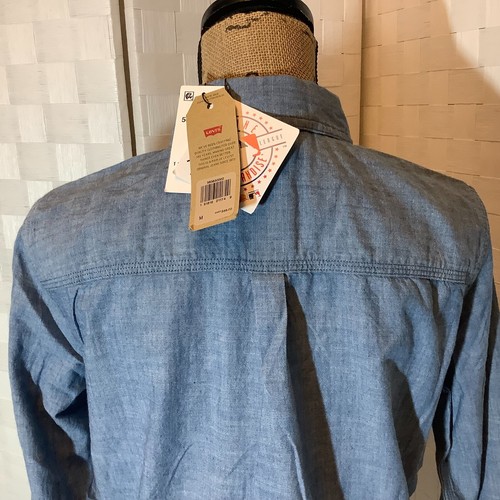 Nwt Levi's women's blue yankee's blouse size medium - Picture 9 of 10