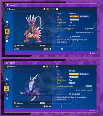 Pokemon Scharlachrot/Violett ARCEUS LV.100 6IV Adamant Mit