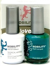 NOBILITY Gel Nail Polish 0.5fl.oz UV/LED Gel Color Duo NBCS103- Tropical Waters