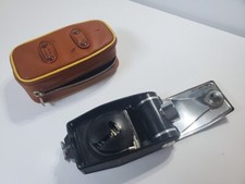 Vintage AGFALUX Flash with Case 35mm Camera Equipment Made in Germany Untested