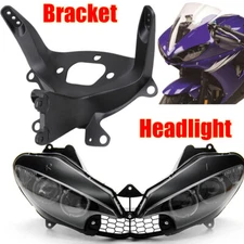 Headlight w/ Upper Stay Fairing Bracket For Yamaha YZFR6 YZF-R6 03-05 R6S 06-09