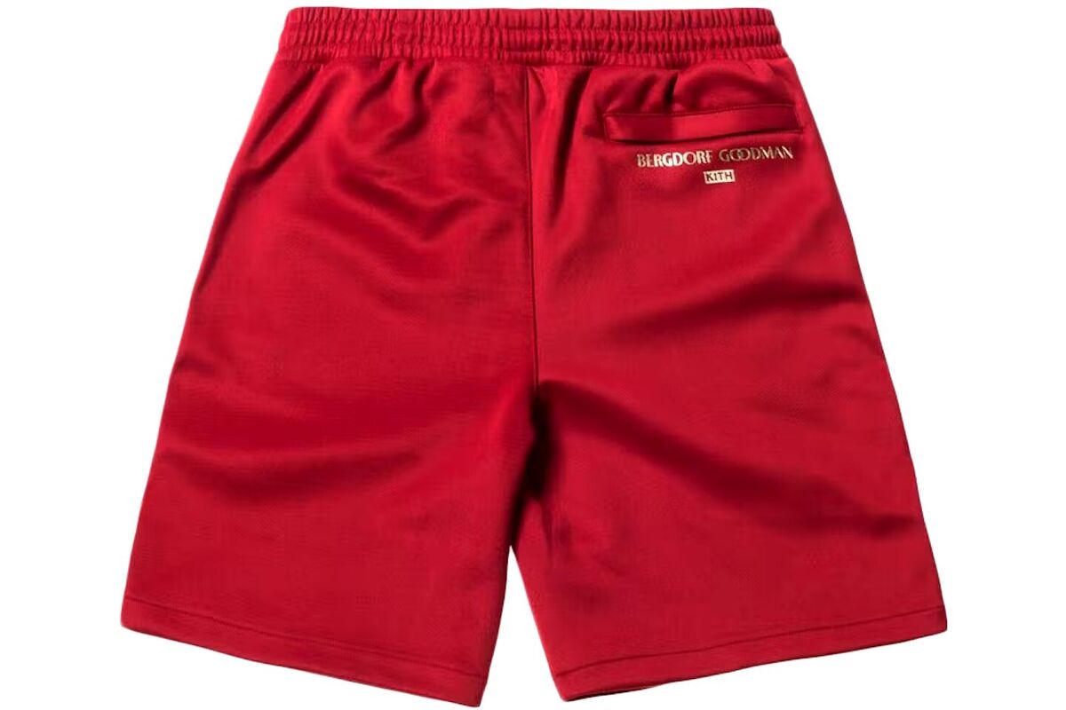 KITH x Bergdorf Goodman Track Shorts. Red. Size S. AUTHENTIC KITH x Bergdorf Goodman Track Shorts. Red. Size S. AUTHENTIC