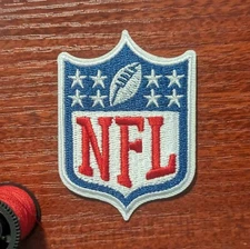 NFL Logo Football Patch National Football League Embroidered Iron On 2.5x1.75"