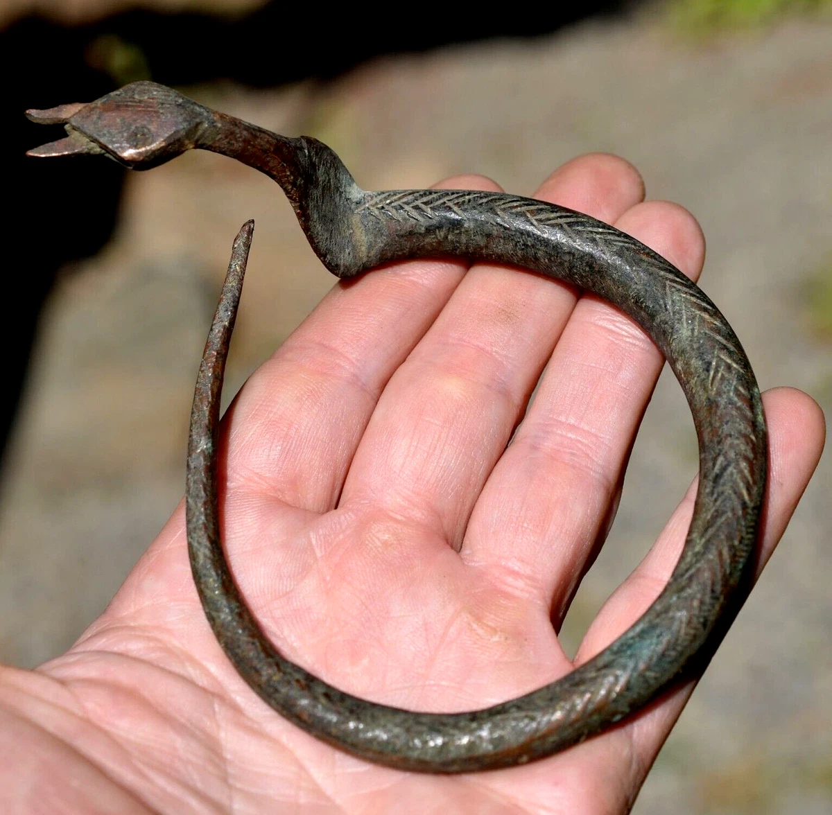 Copper snake bracelet outlet