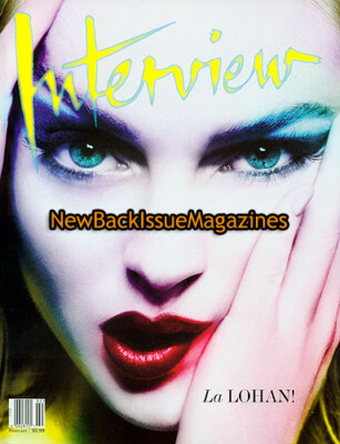 Interview 2/09,Lindsay Lohan,Sasha Pivovarova,Kate Moss,Boy George,Roman  Polansk