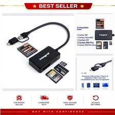 Lecteur cartes mémoire 4en1 USB 3.0 USB-C Integral microSD SD CF