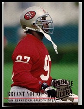 1994 Ultra #284 Bryant Young San Francisco 49ers Rookie