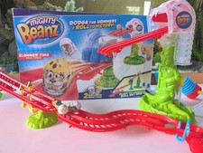 Mighty Beanz Slammer Time Race Track Playset with 2 Exclusive Beanz (+1 extra) 