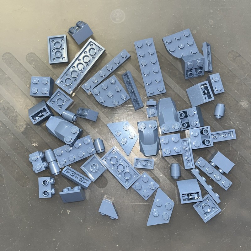 Lot Of Lego Sand Blue Pieces