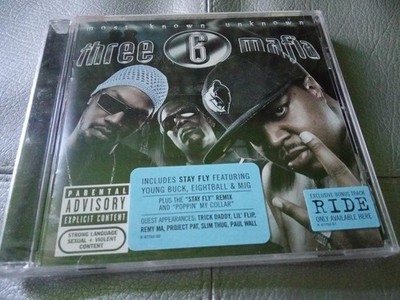 Three 6 Mafia Most Known Unknown CD Project Pat Paul Wall Slim Thug