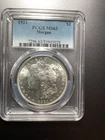 Beautiful MORGAN SILVER DOLLAR PCGS GRADED 1921 PCGS MS63