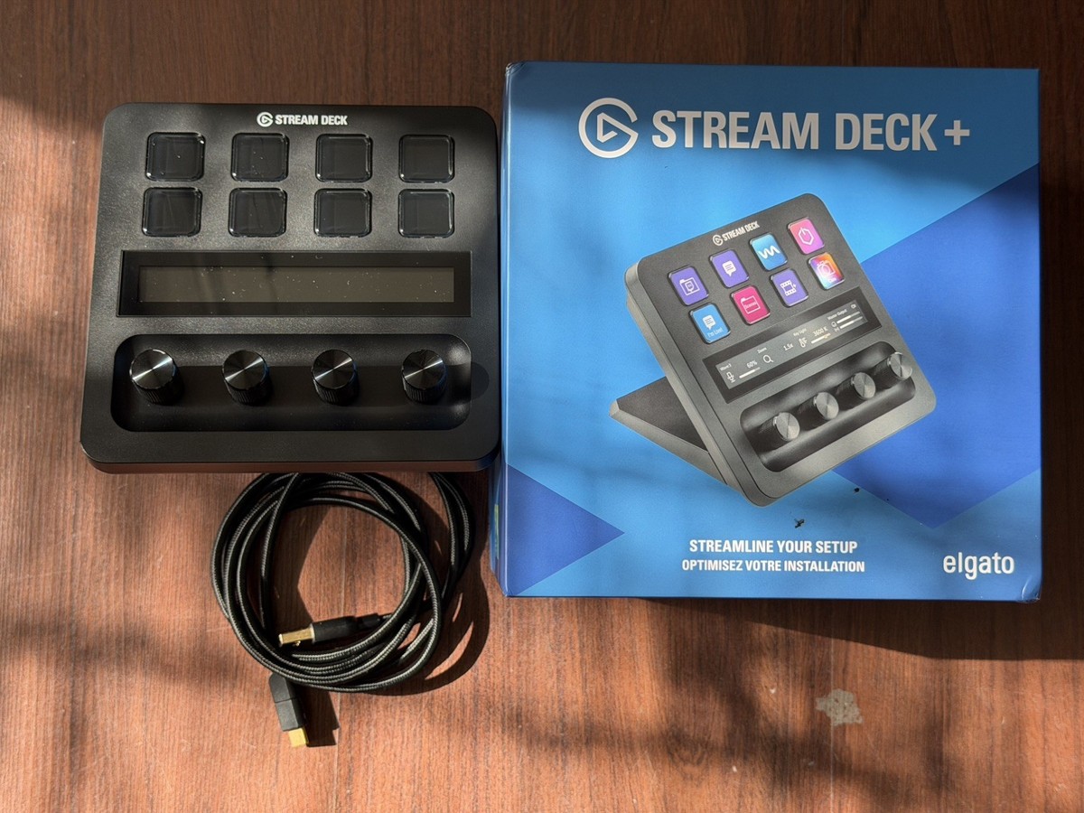 Elgato Stream Deck Plus 20GBD9901 - Black | eBay