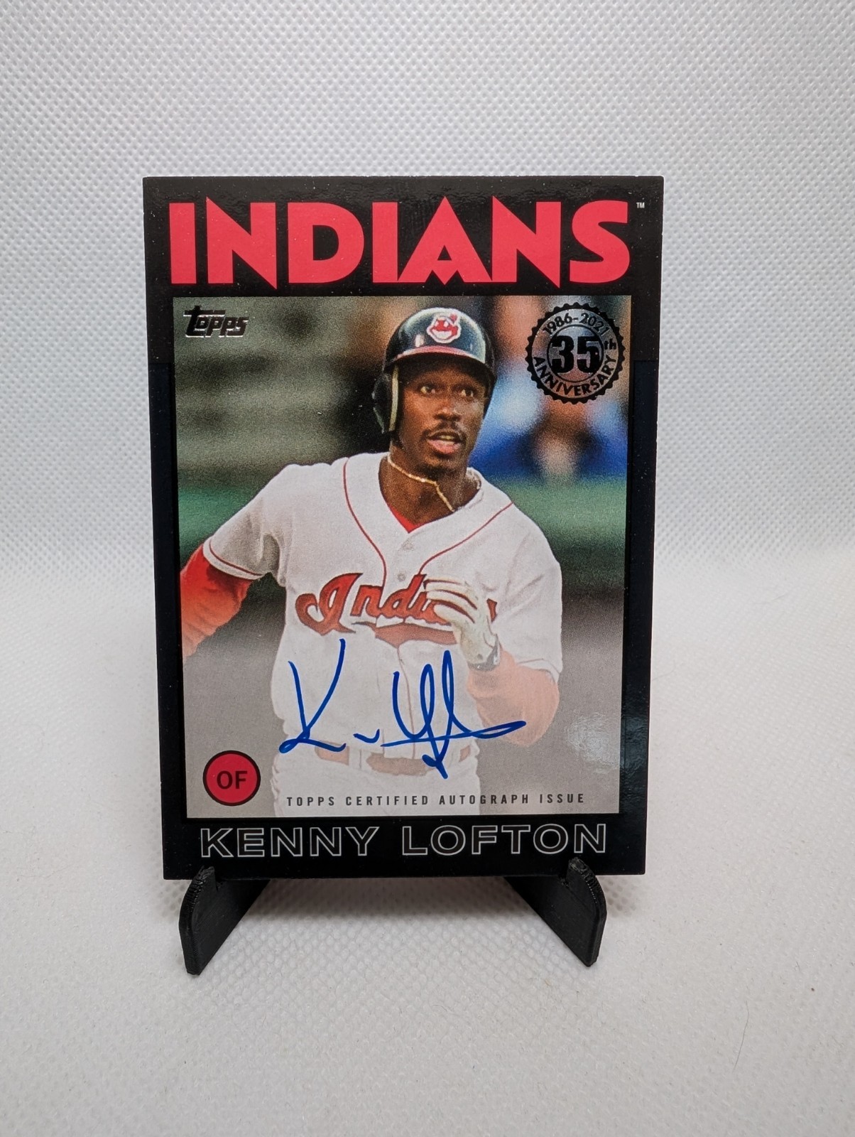 2021 Topps - 1986 Topps Baseball Autographs Kenny Lofton #86A-KL (AU)