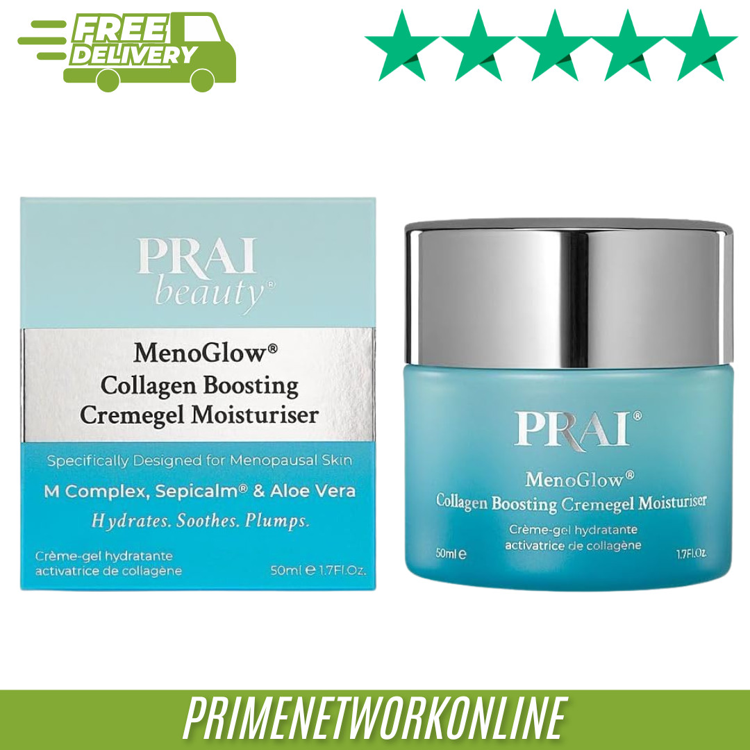 PRAI MenoGlow Collagen Boosting Cremegel Moisturiser 50ml