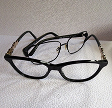 bebe 2 pcs HYPER 887803 Black Rectangular Full Rim Eyeglasses Frames 53-16-135