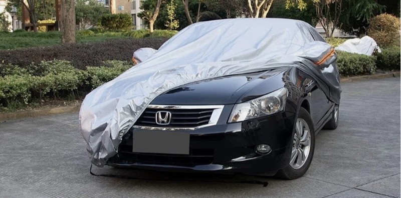 Kayme 6 Layers Hatchback Car Cover Waterproof All Weather Fit up to 77" Zipper