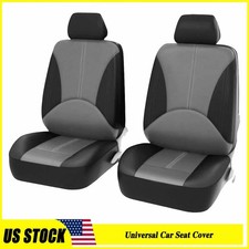 4pc Pu Leather Front Seat Covers With Headrest Cover For Toyota Cushion 4 Season