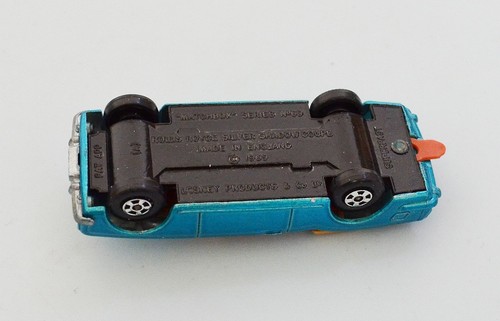 Matchbox Superfast #69 Rolls-Royce Silver Shadow Coupe, DARK METALLIC BLUE, Rare - Foto 4 di 7