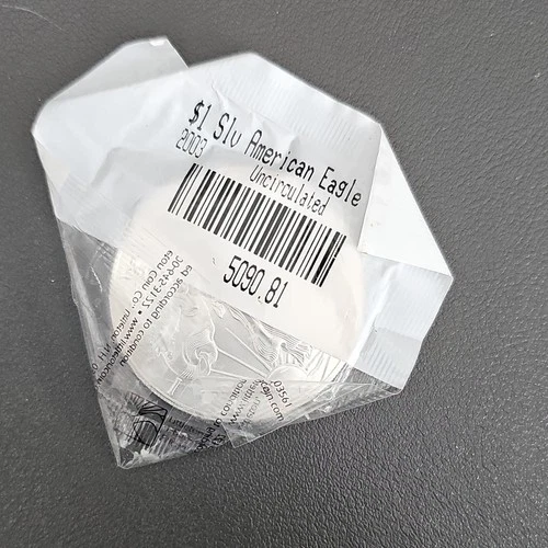 2003 UNCIRCULATED American Silver Eagle 1 oz. Fine Silver .999 (Littleton)