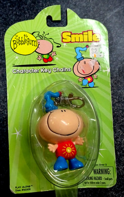 Vintage 2000  MIP Play ALong #60300 Bubblegum Gang Smile Charactor Keychain