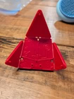 Vintage MOTU Heman Extendar 1985 Masters of Universe Red Folding Shield